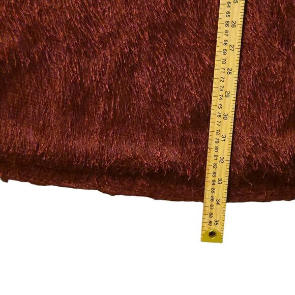 NWT Jodifl Eyelash Shirt Dress Small Midi Wine Fall Party Formal Lined - Picture 7 of 7